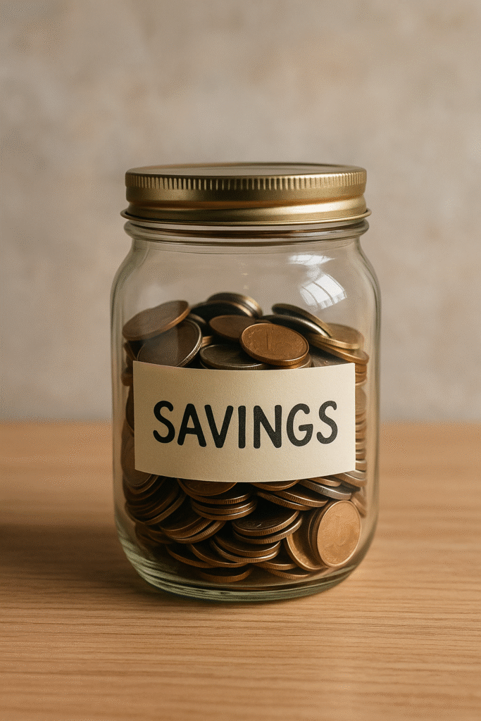 Savings in a Jar